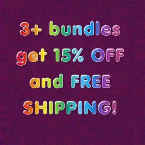 15% OFF AND FREE SHIPPING